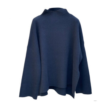 Herzen‘sangelegenheit Rollkragen Pullover marino