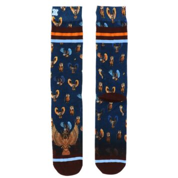 XPOOOS & AFNF Owls bamboo men's sock