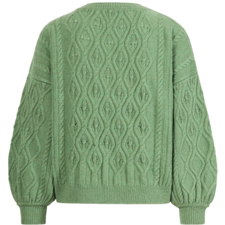 Ivko Women Pullover mit Strukturmuster grün