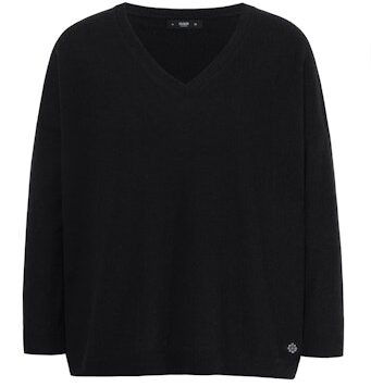 Ivko Women Pullover mit V-Ausschnitt schwarz