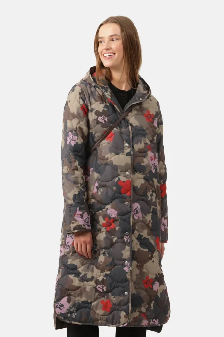 ILSE JACOBSEN Quilt Coat - Floral Camo