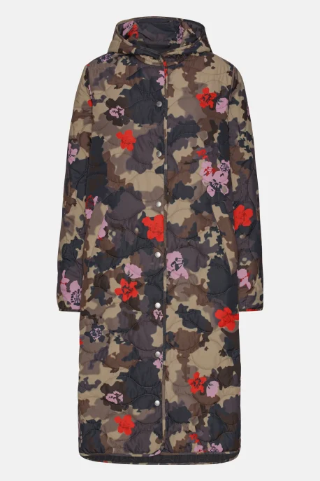 ILSE JACOBSEN Quilt Coat - Floral Camo