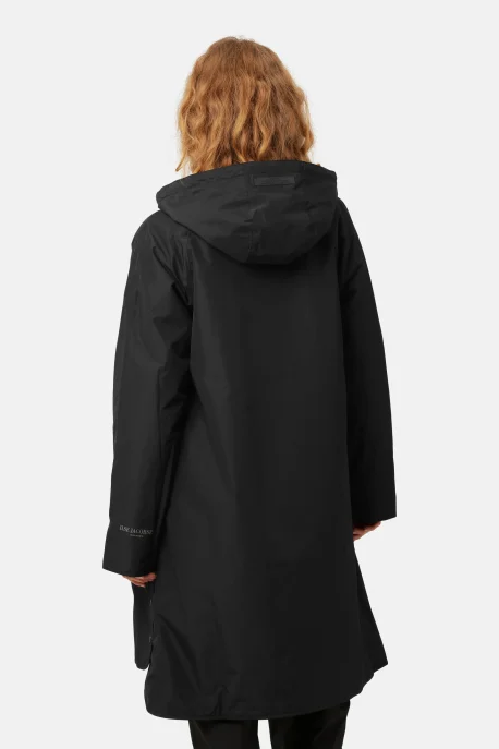 ILSE JACOBSEN Long Raincoat black