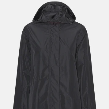 ILSE JACOBSEN Long Raincoat black