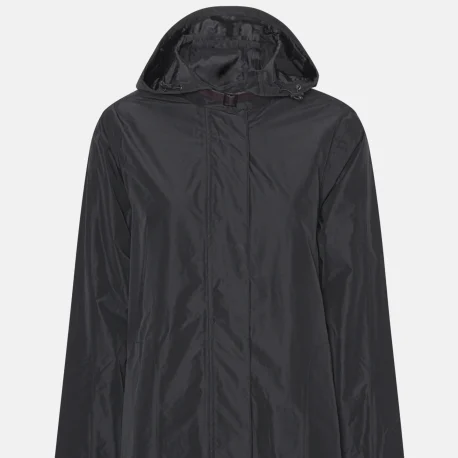 ILSE JACOBSEN Long Raincoat black