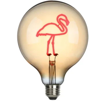 Flamingo rosa LED-Filament - Leuchtmittel