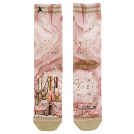 XPOOOS Sock XMas Pink Champagne