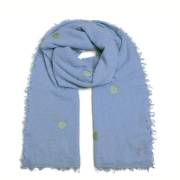 CUTE STUFF Cashmereschal FELI-CS Hearts hellblau