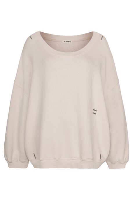 liv bergen Sweater Sky Logo dirty-white