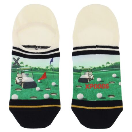 XPOOOS Men Footies Golfholes