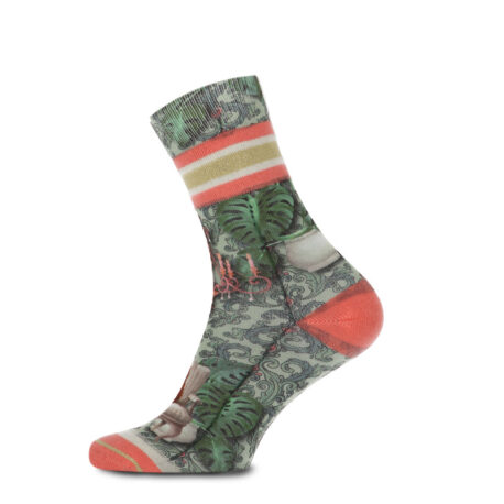 XPOOOS Women Socks Monstera